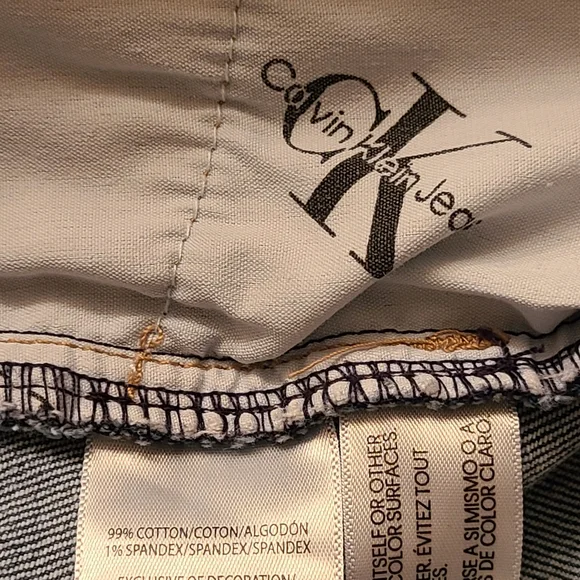 NWOT Calvin Klein blue jean skirt size 30 - Picture 11 of 13